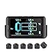 Produktbild LLC 2 RDKS 0~14 Bar Wireless-Solar Charging Tpms-Monitor, automatische Hintergrundbeleuchtung, intelligenten LCD-Display, 6-Rad-Set