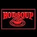 110051 Hot Soup Restaurant Cafe Cream Vegetable Display LED Light Neon Sign