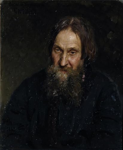 Art Mural Portrait de Syutayev par Repin en Impression Haut de Gamme 60x90cm