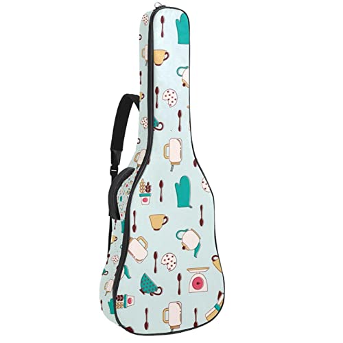 Sac à dos guitare acoustique imperméable rembourré avec poches