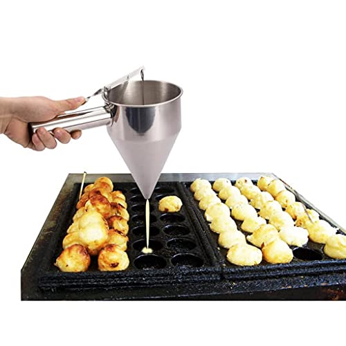 Stainless Steel Funnel Octopus Balls Funnel Tool, Waffle Batter Dispenser Pancake Maker Cooking Tools - Image 4