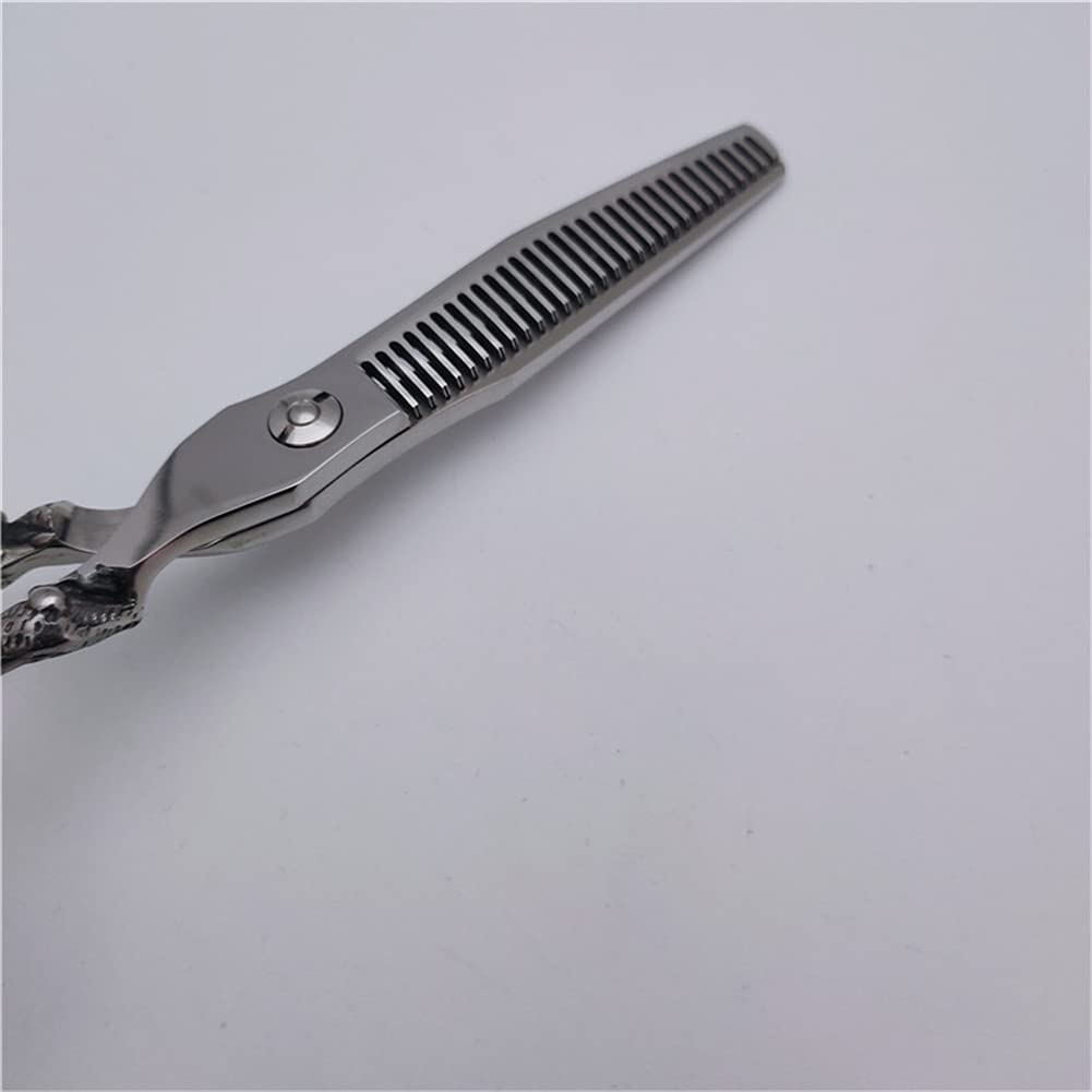 Ciseaux À Couper Les Cheveux Set, Ciseaux De Coupe De Cheveux en Acier Inoxydable 440C, Cisailles De Coupe Professionnelles pour Salon/Maison, Légère Et Nette