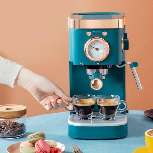 Semi-Automatic Italian Coffee Maker – 20Bar Machine with Steam Milk Frother, Makes Cappuccino/Latte/Mocha/Espresso, Home Mini Size for Fancy Milk Foam