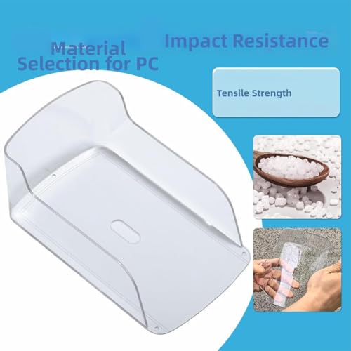 Protection de sonnette étanche en boîtier polycarbonate transparent pour porte - 6