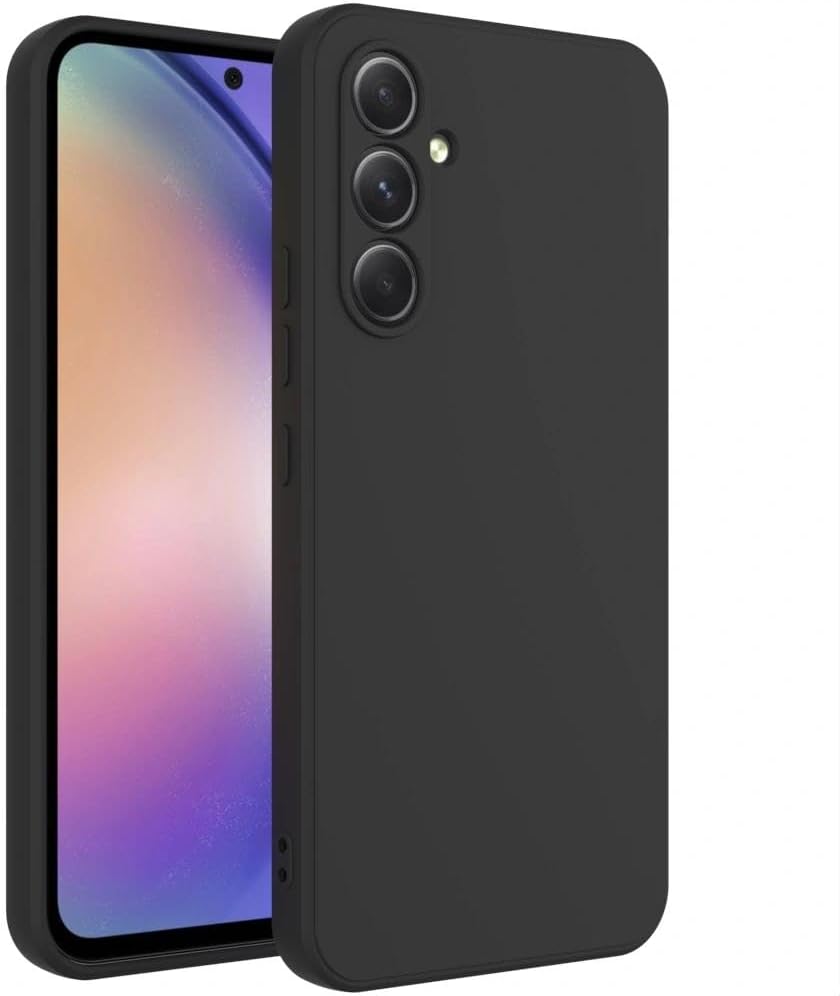 for Samsung Galaxy S25 FE Case Black, Scratch Resistant with Soft Touch, Slim Thin Phone Cover for Galaxy S25 FE