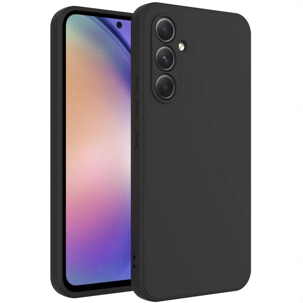 for Samsung Galaxy A37 Case Black, Scratch Resistant with Soft Touch, Slim Thin Phone Cover for Galaxy A37