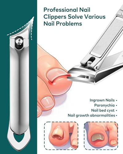 MR.GREEN Manicure Kit 10 in 1, German Stainless Nail Clippers Set, Professional Personal Nail Care Kit Manicure Pedicure Set, Portable Travel Nail Kit with Exquisite Leather Case for Men & Women - Image 5