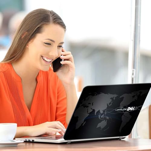 Image of DSGN 140 Full Body Laptop Skin Bubble-Free| Laminated| Removable| HD Quality Sticker for Laptops Upto 15.6 Inches Compatible with DELL