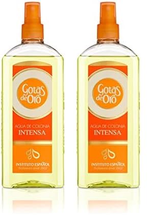 Instituto Español AGUA DE COLONIA GOTAS DE ORO INTENSA (Paquete de 2)