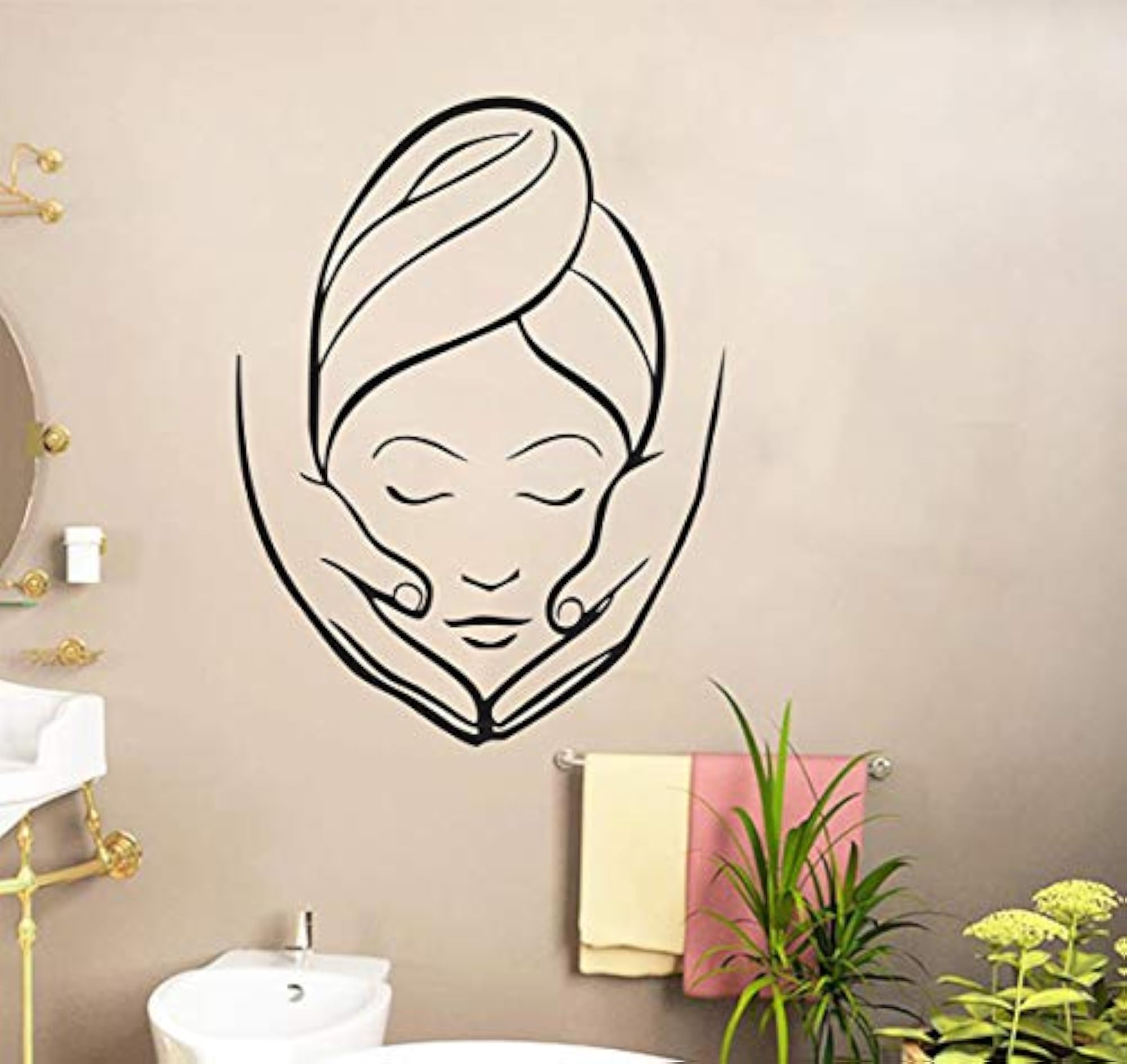 LANSTICK SPA Sticker for WALL Decoration