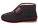 Produktbild Schawos Hausschuhe D.Klettstfl. in Bordo/anthrazit, Größe 43.0,