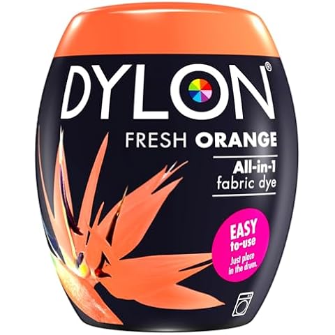 Dylon Machine Dye Fresh Orange 350g with Salt Cover