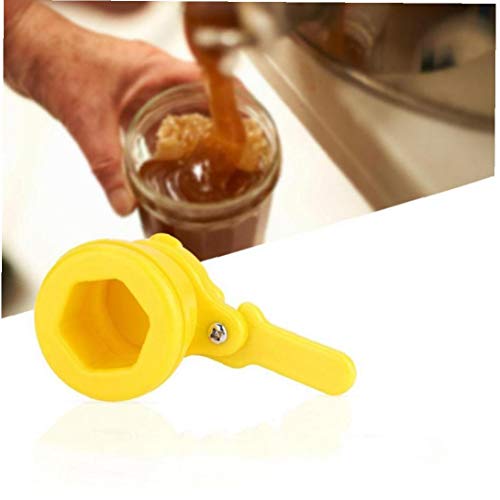 Angoter Plastic Honey Valve Durable Honey Tap Beekeeping Extractor Bottling Tap Stoppers Cover Garden Beekeeping