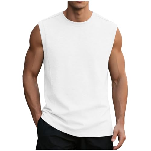 Camiseta tirantes hombre que evita el sudor al hacer musculación