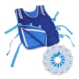 OUNONA Kühlweste mit Eisbeuteln Reflektierende Kühlweste für Männer und Frauen Langlebig...