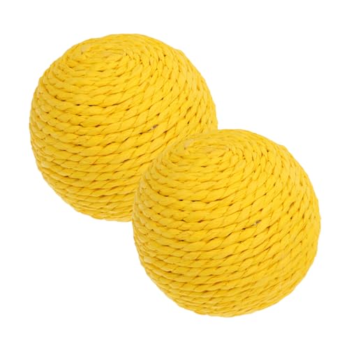 Toyvian Interactive Cat Ball Durable Chewing Scratching Ball for Indoor Cats Lightweight Portable Entertained for Pouncing Chasing Fun