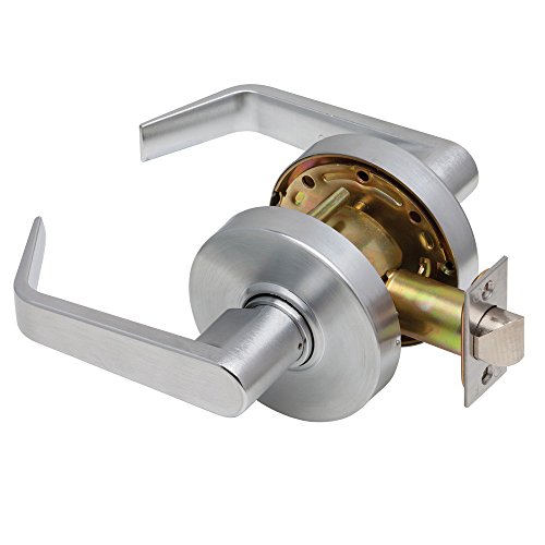 Dexter Commercial Hardware C1000-PASS-R-626 Grade1 Passage Lock with Regular Trim, Satin Chrome, 2 3/4
