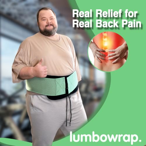 Lumbowrap® Sciatica Belt for Men & Women – Sacroiliac Hip Wrap for SI Joint Pain Relief, Sciatic Nerve, Lower Back Support, Pelvic Pain, Arthritis, Spinal Stenosis, Mobility & Obesity Support