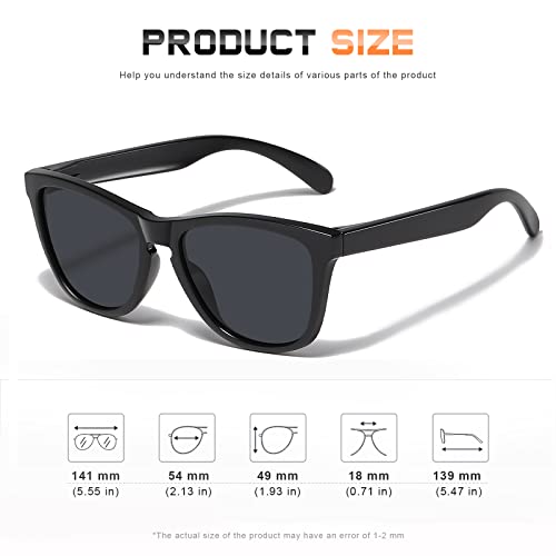 DANAMY Women's Polarized Retro Sunglasses