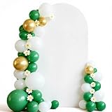 6 FT Arch Backdrop Cover, Wedding White Arch Covers Stretchy Backdrop Spandex Fitted for Baby Shower Birthday Balloon Chiara Stand Decor White 6FT