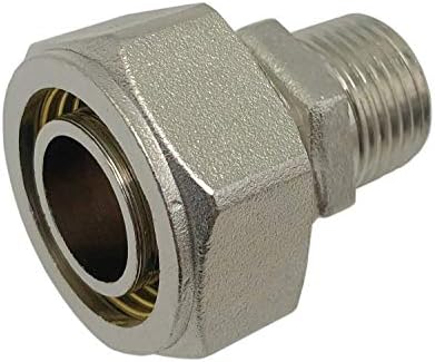3/4 inch Straight Fitting for 3/4-Inch Tubing with 1/2 Inch Male NPT Thread (1 Pack)