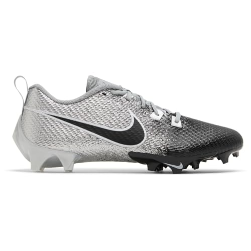 Nike Vapor Edge Speed 360 2 Football Cleats (Metallic Silver/Black-White, US Footwear Size System, Adult, Men, Numeric, Medium, 11)