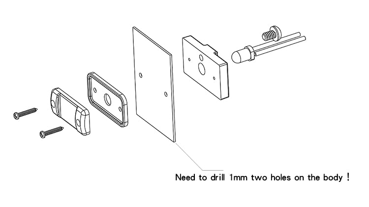 Pour Clignotant Led Lateral Rectangulaire Yctze Voyant
