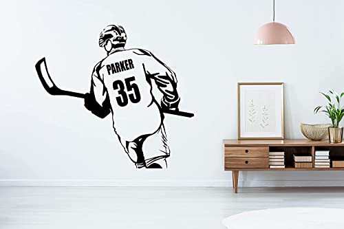 Vinilo Decorativo Personalizado para Pared Hockey miniatura 5