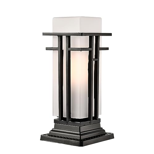 Antique House WY9983 Outdoor Post Lights Hard Wired 1 Pack 6.1 Inch Lamp Post Lights Outdoor Waterproof Modern Outdoor Light Post thumb #7