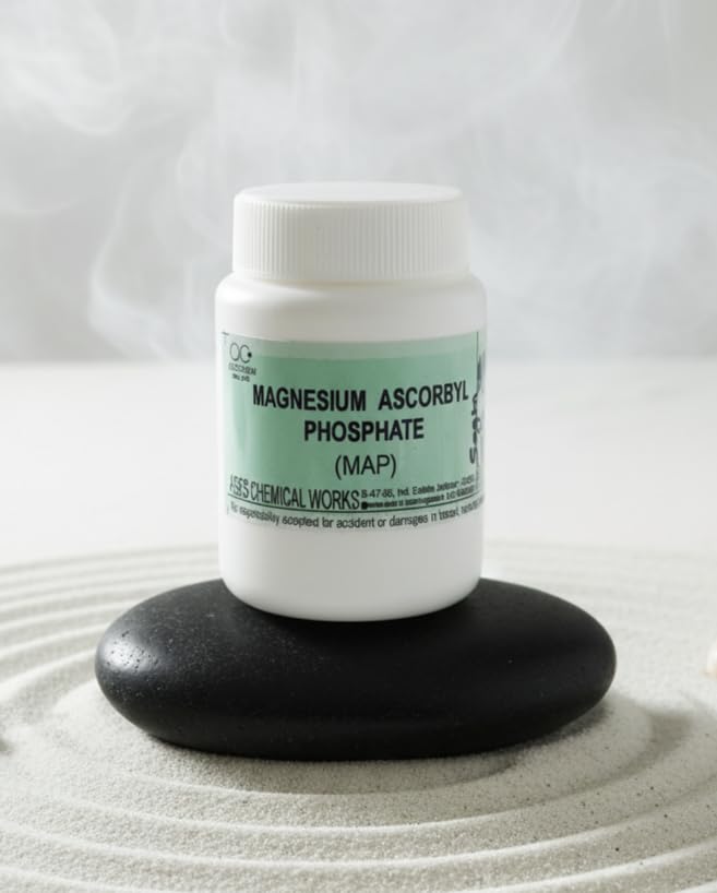 Ases Magnesium Ascorbyl Phosphate (MAP) Powder 10Gm - 99% Pure Vitamin C for Brightening, Collagen Boost & Anti-Aging DIY Skincare - High Stability Raw Material for Serums, Toners, and Sunscreens-image-15