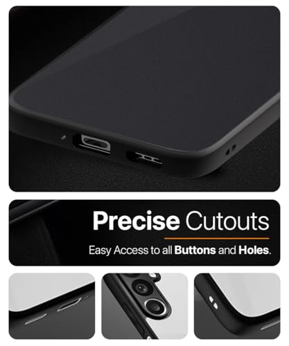 Image of WOW IMAGINE Translucent Hybrid Back Case Cover for Motorola Moto G35 5G Smoked Matte Back | Shock Proof 360 Degree Protection | Protective Hard Case - Matte Black