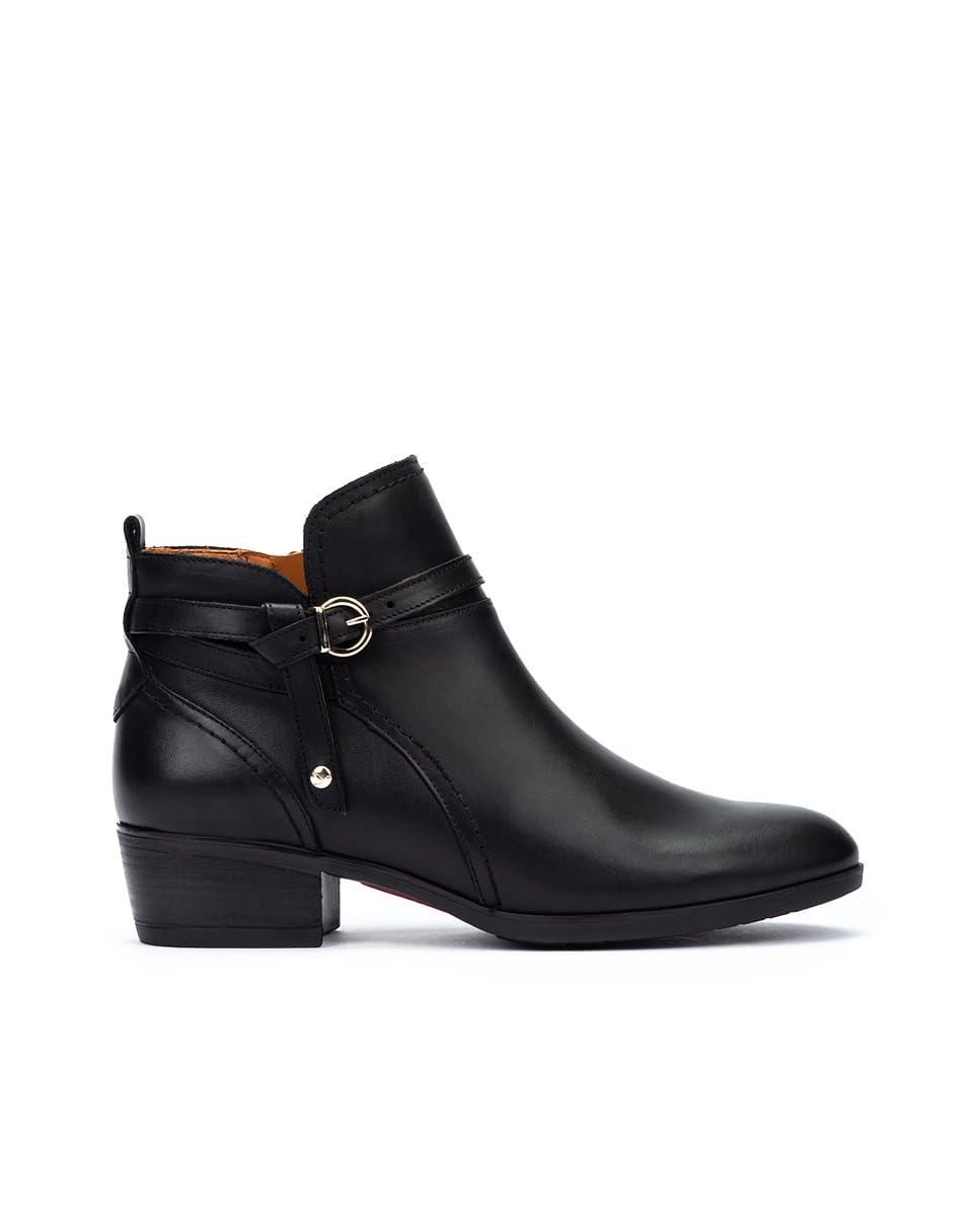 PIKOLINOS High-Heel Ankle Boot Leather Daroca for Woman Black