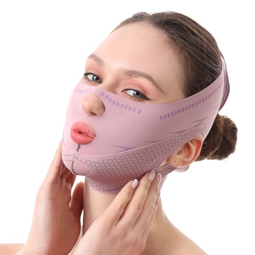 Face Lift Belt, Double Lifting Face Strap, Outline Lifting Shapin...