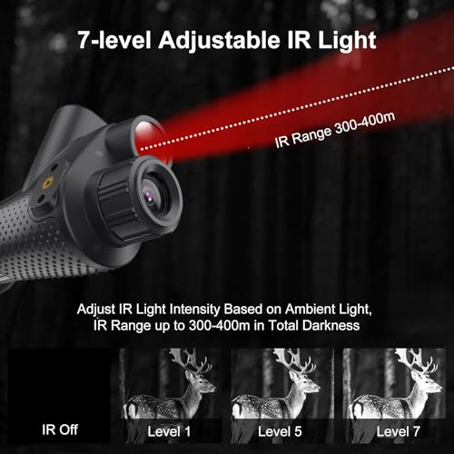 Monocular de Visión Nocturna 4K profesional con ajuste de dioptrías 3