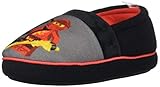 LEGO Ninjago Slippers with Kai and Lloyd, Easy Slip On Slippers for Kids, Hard Bottom, Grey, Little...