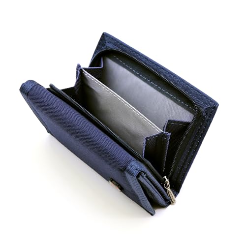 Tri Fold Wallet for Men, Wallet for Teen Boys, Nylon Coin Purse with Zipper and Front Pocket for Kids4