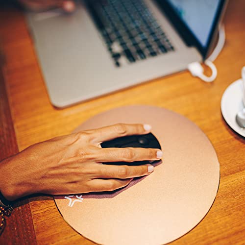 XtremeMac - Tappetino per Mouse in Alluminio | Mouse Pad Rivestito con Gomma Antiscivolo | Stabile e Stiloso | Dura a Lungo – Grigio Siderale - Mousepad - Immagine 3