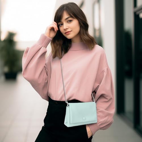 Girls’ Small Crossbody Bag,PU Leather Shoulder Purse with Chain Strap, Cute Mini Handbag for Kids,Tweens,Girls,Miss2