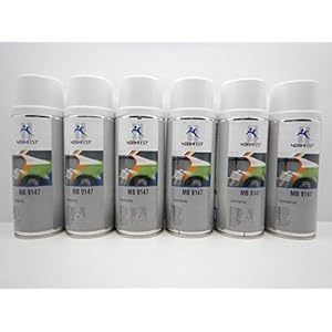 Normfest ARKTIKWEISS WIT Mercedes Benz 9147 Verf Spray Spray 400ML (6)