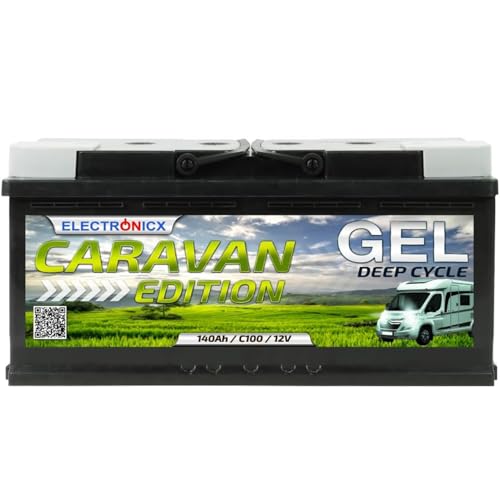 Electronicx GEL Batterie 12V 140Ah – 140 Ah Deep Cycle...