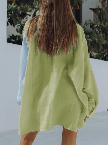 Image of Fixmatti Women 2 Piece Outfits Long Sleeve Button Down Blouse and Shorts Sweatsuit Sets