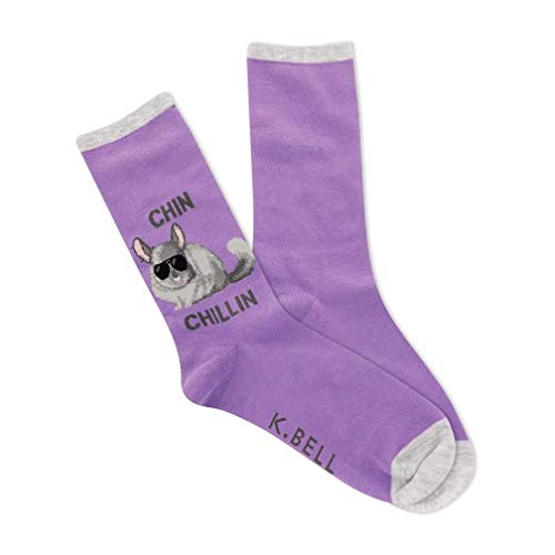 Image of K. Bell womens Funny Animal Crew Socks - 1 Pairs - Cool & Cute Wordplay Novelty Gifts