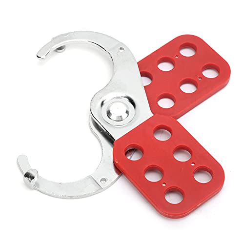Image of Lockout Tagout Safety Hasp Lockout Tagout Kit Steel Multiplayer Management Lock Universal Multipole Circuit Breaker Lockouts Plug Lockout Padlocks Set for Lock Out Tag Out Stations