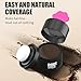 Glam Lux Beauty Hairline Powder, Conceals Hair Loss, Thinning, Touch Up Toppers, Hair Building Fibers for Men & Women, Thicker Fuller, Sweat & Water Resistant (Black)