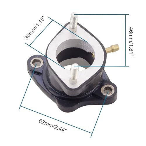 Tubo de admisión de 30 mm para karts y rutas en ATV CG de 250cc todoterreno 2