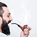 Joyoldelf Smoking Pipe, Wooden Tobacco Pipe with Gift Box, Creative Rosewood Tobacco Pipes for Smoking (no Need Pipe Stand) with Pipe Scraper, 9mm Pipe Filter and Smoking Accessories