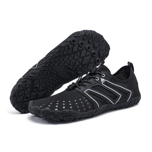 Image of Hiking Barefoot Shoes for Women Men Breathable & Non-Slip Athletic Barefoot Wide Toe Water Shoes Lightweight Perfect for Walking,Running,and Swimming