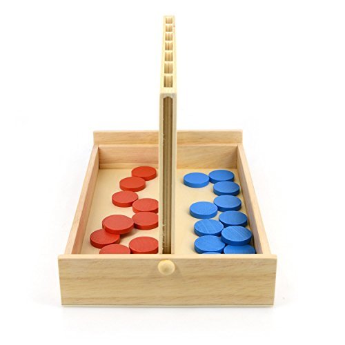 Juego de Mesa 4 en Línea Plegable Clásico de Madera miniatura 5