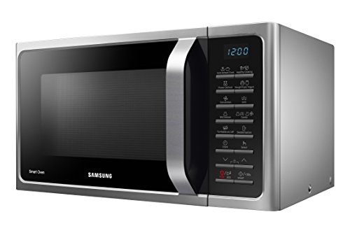 Samsung MC28H5015CS Micro-ondes Combiné, SmartOven, 900 W, Grill 1500 W, 28 L, 51,7 x 31 x 47,6 cm, Argent – Image 5
