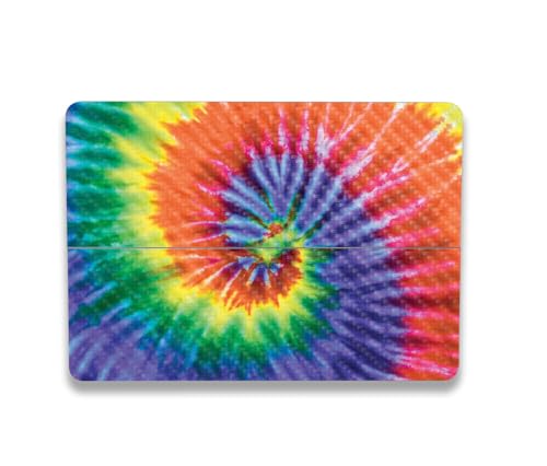 Image of MightySkins Carbon Fiber Skin Compatible with Microsoft Surface Laptop Studio 2 (2023) Full Wrap Kit - Tie Dye Spiral | Protective Durable Textured Carbon Fiber Finish | Made in The USA